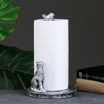 Подставка для бумажного полотенца &quot;Кошка с птичкой&quot; 30х16х16см