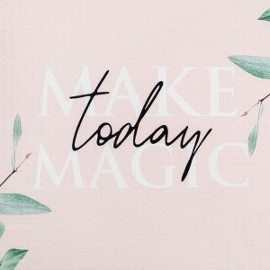 Полотенце Этель Make magic 40х73 см, 100% хлопок, вафля 160 г/м2
