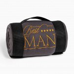 Плед &quot;Этель&quot; Best Man 130х150 см, 100% п/э, флис 160 гр/м2