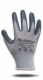 Перчатки из полиэфира с покрытием ладони из нитрила SpiderGrip® 7-2103 для защиты от механических воздействий