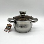 Кастрюля из нержавеющей стали с крышкой FESSLE диаметр 16 см (1,9 л)