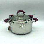 Кастрюля из нержавеющей стали с крышкой FESSLE диаметр 20 см (3,6 л)