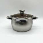 Кастрюля из нержавеющей стали с крышкой FESSLE диаметр 22 см (4,7 л)