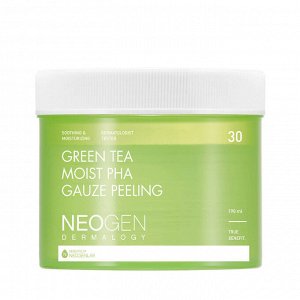 NEOGEN Пилинг-пэды c зеленым чаем Green Tea Moist Pha Gauze Peeling