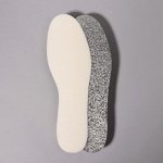 Стельки для обуви фольгированные, с эластичной пеной, универсальные, 36-45р-р, пара, цвет белый