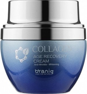Branig Восстанавливающий крем с морским коллагеном Collagen Age Recovery Cream, 50 гр