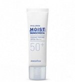 Увлажняющий солнцезащитный крем для лица INNISFREE HYALURON-MOIST SUNSCREEN  SPF50+ PA++++ (35ml)