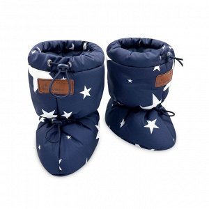 CherryMom Пинетки на флисе &quot;Star Mix&quot; Dark Blue