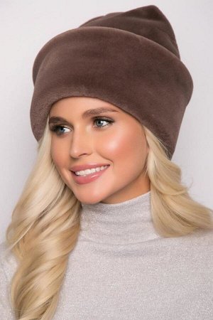 Шапка из экомеха