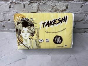 НОВИНКА ! Салфетки YOKO Takeshi бамбук бумажные 150шт 2-х слойные в мягкой упаковке