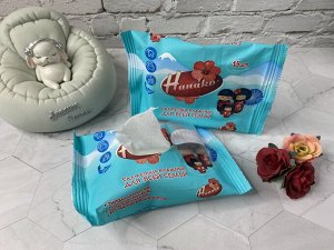 Влажные салфетки HANAKO 15шт для всей семьи