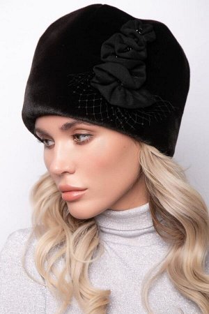 Шапка из экомеха