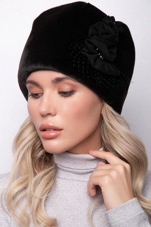Шапка из экомеха