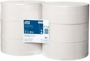 Tork, Туалетная бумага Universal 1cл 525м 25см белая, 6 шт в упаковке, Торк