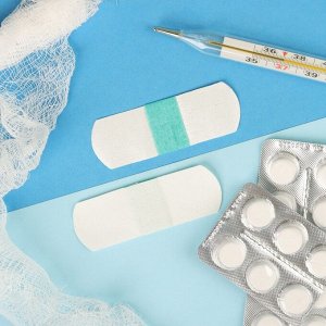 Лейкопластырь Верофарм бактерицидный 2,5 х 7,2 см на тканной основе упаковка 4 шт
