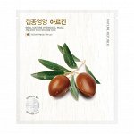 Серия гидро-гелевых масок с натуральными экстрактами и маслами NATURE REPUBLIC Real Nature Hydrogel Mask 1ea argan