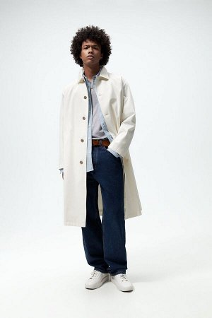 Relaxed fit trench пальто