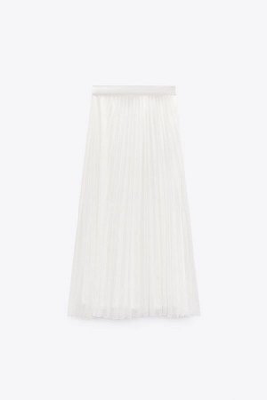 ZARA PLEATED MIDI ЮБКА