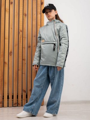 yollochka Куртка-анорак для девочки ментол