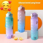 Спортивная бутылка для воды с временным маркером
