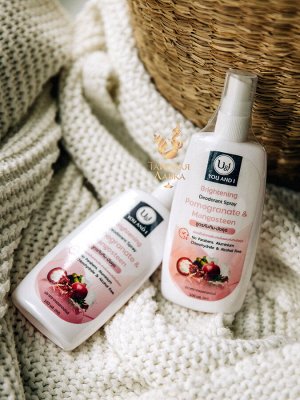 Дезодорант-спрей из квасцов "Гранат и Мангустин" You&I / You&I Brightening Deodorant Spray Pomegranate & Mangosteen