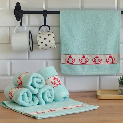 Полотенца для ванной и кухни, скатерти, КПБ, пледы, шторы — Полотенца кухонные