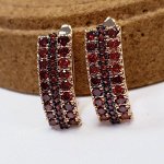 Серьги &quot;Эксклюзив&quot;, покрытие позолота, 2444, арт. 447.883