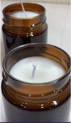 Ароматическая свеча из соевого воска (200мл)
