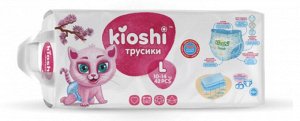 KIOSHI ®️Детские подгузники-трусики, размер L (10-14 кг), 42 штуки/упаковка