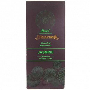 Balaji прямоуг. Благовония Dharma Jasmine Жасмин 15 палочек, бл 12 шт.