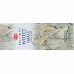 HEM 6-гр. благовония Precious White Sage БЕЛЫЙ ШАЛФЕЙ блок 6 шт.