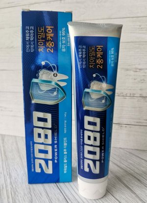 Зубная паста для защиты зубов 2080 Blue Double Mint 140г