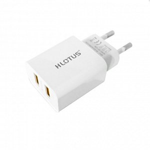 Сетевое зарядное устройство Hlotus Dual Port Charger / 12W, 2.4A