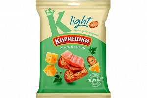 Сухарики Кириешки Light ржаные 33г Семга с сыром
