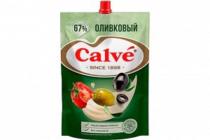 Майонез Calve Оливковый 67% д/п 400г /24