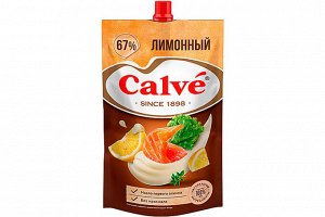 Майонез Calve С соком лимона 67% д/п 400г /24