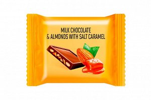 Шоколад O'Zera Milk &Almonds with salt caramel 1,2кг