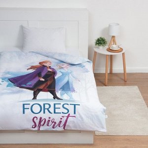 Пододеяльник детский "Forest spirit" Холодное сердце, 143х215 см, 100 % хлопок, поплин