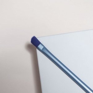 Кисть для макияжа «PENCIL», 16 см, цвет розовый/синий