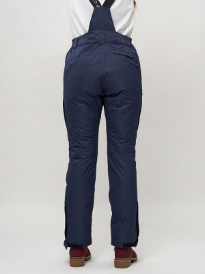Полукомбинезон брюки горнолыжные женские (46, синий)
