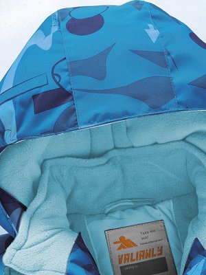 Горнолыжный костюм Valianly детский для девочки голубого цвета 9210Gl
