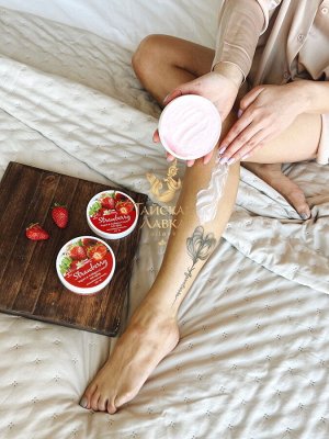 Крем для тела омолаживающий "Клубничный Йогурт" Banna / Banna Strawberry Yogurt & Collagen Anti Aging Cream