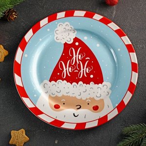 Тарелка обеденная Доляна «Новый Год. Дед Мороз», 27?2см