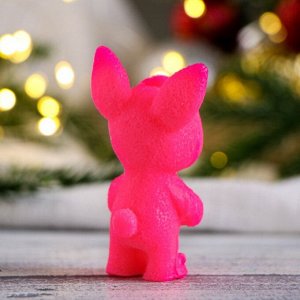 Фигурное мыло "Кролик в костюмчике" 50гр, розовый