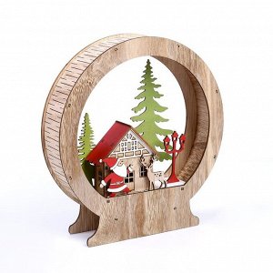 Декор с подсветкой «Новогодняя сказка», 22.5x21x5 см