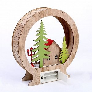 Декор с подсветкой «Новогодняя сказка», 22.5x21x5 см