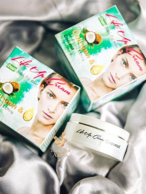 Крем для лица лифтинговый "Кокос, Коллаген и Витамин Е" Banna / Banna Life-Up Cream Coconut