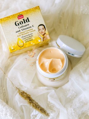 Крем для лица "Золото, Коллаген и Витамин Е" Banna / Banna Gold Collagen & Vitamin E Lifting Firming Anti-Wrinkle Cream