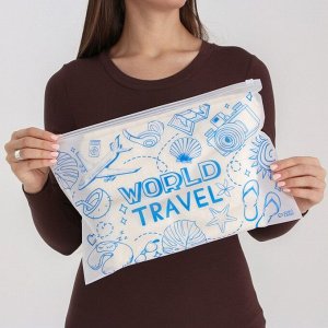 Пакет для путешествий "World travel", 14 мкм, 36 х 24 см