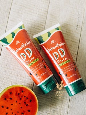Пенка для умывания матирующая "Арбуз" Aron / Aron Watermelon DD Gluta Facial Foam